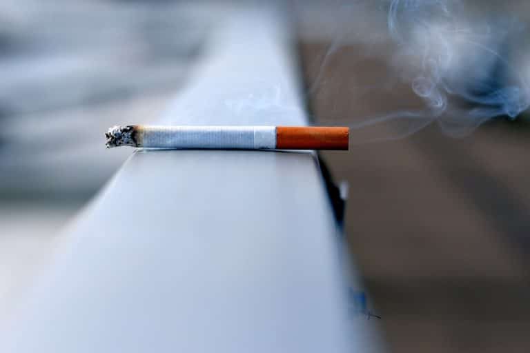 A cigarette.
